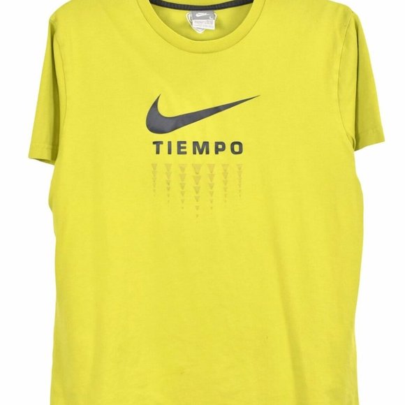 Womens Vintage Nike Shirt Green Graphic 